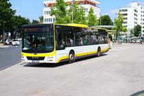 Stadtverkehr Maintal MAN Lions City am 07.06.24 in Hanau Freiheitsplatz