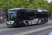 EW 1237, Mercedes Benz eCitaro von Emile Weber, stand nahe dem Bahnhof von Esch Alzette. 06.2024