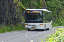AM 5542, Setra S 1415 LE, von Autocars Meyers, auf der Linie 182 Vianden – Clervaux unterwegs, aufgenommen nahe Bivels. 06.2024