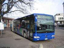 VZO CitaroII Nr. 112 am 19.3.09 beim Bhf. Wetzikon