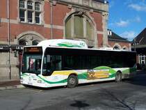 Citaro n� 166 am Bahnhof am Februar 2008.