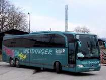 MB-Travego am Wendeplatz am Bhf.Ried i.I. anl�sslich des Schienenersatzverkehrs (Ried�Neumarkt/Kallham);090320