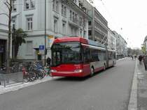 Winterthur - Solaris Trolleybus Nr.172 unterwegs auf der Linie 1 am 20.02.2009