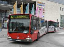 Stadtwerke Konstanz - Mercedes Citaro Nr.36  KN:C 1136 unterwegs auf der Linie 12 in Konstanz am 20.02.2009