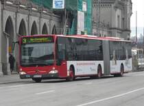 Stadtwerke Konstanz - Mercedes Citaro Nr.50  KN:C 1150 unterwegs auf der Linie 3 in Konstanz am 20.02.2009