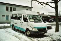 WilMobil, Wil Nr. 203/SG 138'633 Mercedes (ex BOS Wil Nr. 33) am 18. Februar 2009 Wil, Bahnhof