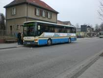 Setra S 200er-Serie auf der Linie 737 nach Wildau A10-Center Ost am S-Bahnhof Knigs Wusterhausen.