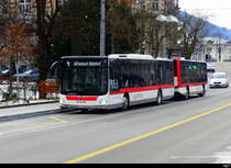 VBSG - MAN Lion`s City Nr.217  SG 198217 unterwegs auf der Linie 4 in St. Gallen am 2025.01.12
