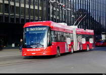 VBSG - Hess Trolleybus Nr.111 unterwegs auf der Linie 6 vor dem Bhf. St. Gallen am 2025.01.12