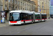 VBSG - Hess Trolleybus Nr.135 unterwegs auf der Linie 3 vor dem Bhf. St. Gallen am 2025.01.12