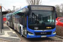 MAN Lion's City 18 VS Luschin, Villingen (Schwarzwald) Bahnhof Januar 2025