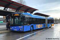 Solaris New Urbino 18 Stadtverkehr VSBus, Villingen (Schwarzwald) Bahnhof Januar 2025