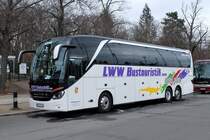 Setra S516 HDH, 'LWW Bustouristik' GmbH. Berlin im Januar 2024.