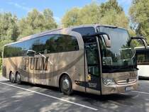 Mercedes Travego von Pülm aus Deutschland in Plau am See am 28.09.2023