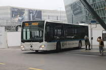 VBG/Eurobus Nr. 66 (Mercedes Citaro C2 O530) am 31.10.2024 beim Flughafen Zürich