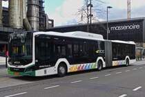 JA 9542, MAN Lions City vom Tice, aufgenommen in Esch Belval. 02.2025