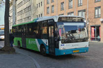BT-BX-38, VDL Berkhof von Arriva fährt eine Haltestelle in Maastricht an. 03.2025