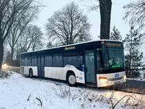 Setra 416 NF der MVVG in Malchow am 04.12.2023