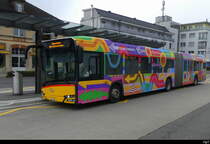 Postauto - MAN Solaris Urbino  AG 16530 in Affoltern am Albis am 30.03.2025