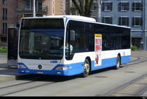 VBZ - Mercedes Citaro  Nr.614 unterwegs in Zürich Wiedikon am 30.03.2025