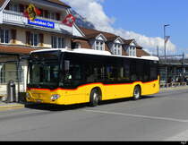 Postauto - Mercedes Citaro  BE  534630 vor dem Bahnhof Interlaken Ost am 05.04.2025