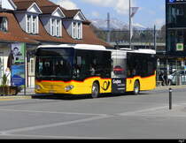 Postauto - Mercedes Citaro BE 610540 vor dem Bahnhof Interlaken Ost am 05.04.2025