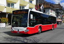 Postauto - Mercedes Citaro BE 707884 ( ex Wien ) unterwegs in Interlaken am 05.04.2025
