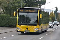 Mercedes-Benz Citaro 2. Generation (FK-BUS21) als Linie 402 in Feldkirch, Illstraße. Aufgenommen 16.10.2024.