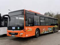 MAN Lion's City LE Ü der MVVG in Waren am 10.12.2023