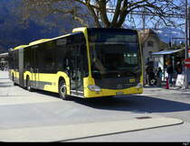 STI - Mercedes Citaro  Nr.161 unterwegs beim Bhf. Interlaken West am 05.04.2025