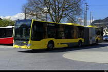 STI - Mercedes Citaro Nr.183 unterwegs beim Bhf. Interlaken West am 05.04.2025