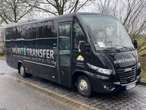 Iveco Probus R/L von Müritz Transfer aus Deutschland in Malchow am 21.12.2023