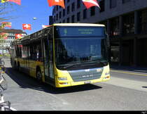 STI - MAN Lion`s City  Nr.158  BE  752158 unterwegs auf der Linie 6 in Thun am 07.04.2025