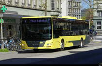 STI - MAN Lion`s City  Nr.400  BE  849400 unterwegs auf der Linie 4 in Thun am 07.04.2025