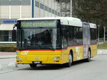 Postauto - MAN Bus  SO 20141 in der Stadt Solothurn am 15.03.2009