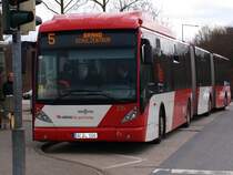 Van Hool AGG 300 Niederflurdoppelgelenkbus der ASEAG