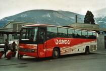SMC Montana Nr. 30/VS 48'730 Mercedes O 404 am 1. Mrz 2009 Sierre, Bahnhof