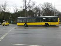 Neoplan N 44-Serie (Centroliner) als SEV fr die S-Bahnlinie 47 zwischen S-Bahnhof Spindlersfeld und S-Bahnhof Schneweide.