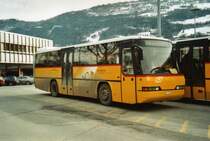 Mabillard, Lens VS 4922 Neoplan am 1. M�rz 2009 Sion, Bahnhof