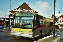 Busland, Koppigen Nr. 7/BE 539'547 Van Hool am 7. M�rz 2009 Langnau, Bahnhof