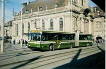 Aus dem Archiv: SVB Bern Nr. 66 Volvo/Hess Gelenktrolleybus am 4. M�rz 1996 Bern, Bahnhof