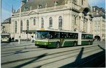 Aus dem Archiv: SVB Bern Nr. 46 FBW/Hess Gelenktrolleybus am 4. M�rz 1996 Bern, Bahnhof