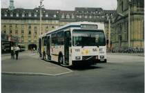 Aus dem Archiv: SVB Bern Nr. 195/BE 451'195 Volvo/Gangloff am 4. August 1997 Bern, Bahnhof (mit Vollwerbung f�r die  Nachtlinien )