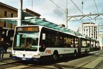 TPG Gen�ve Nr. 162/GE 960'546 Mercedes Citaro am 8. M�rz 2009 Gen�ve, Bahnhof