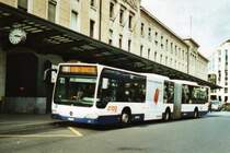 TPG Gen�ve Nr. 158/GE 960'542 Mercedes Citaro am 8. M�rz 2009 Gen�ve, Bahnhof