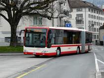AAGS - Mercedes Citaro SZ  24231 bei der Haltestelle am Postplatz am 28.03.2009