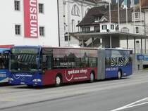 AAGS - Mercedes Citaro SZ  60000 bei der Haltestelle am Postplatz am 28.03.2009