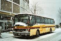 Starker Schneefall in Thun: STI Thun Nr. 44/BE 26'729 Setra (ex AGS Sigriswil) am 9. M�rz 2009 Thun, Schiffl�ndte