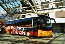 PostAuto Graub�nden GR 162'990 MAN am 14. M�rz 2009 Chur, Postautostation (mit Vollwerbung f�r das  B�GA )