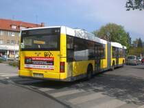 MAN Niederflurbus 2. Generation auf der Linie 125 nach Frohnau Invaliedensiedlung am S-Bahnhof Frohnau.